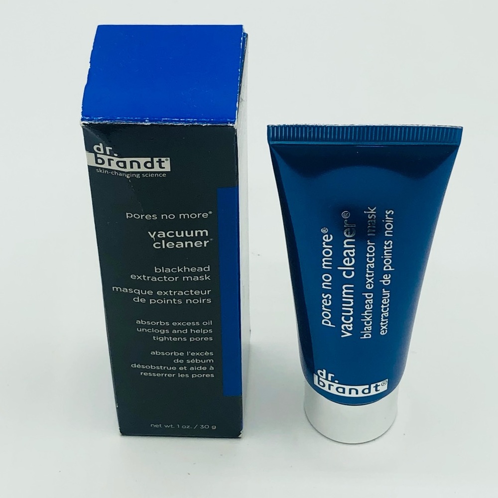 Dr. Brandt Pores No More Vacuum Cleaner Blackhead Extractor Mask 1oz NIB